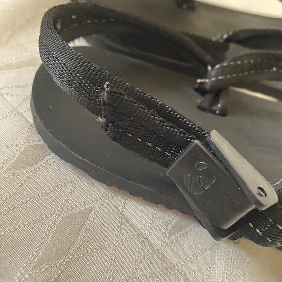 Earth Runners Black Primal Grounding Sandals Women's 7 Men's 5 Minimalist - Picture 8 of 10